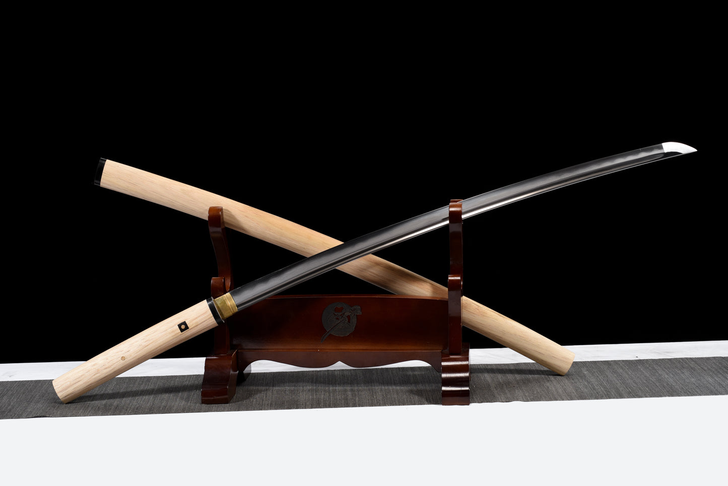 Damascus Shirasaya Katana